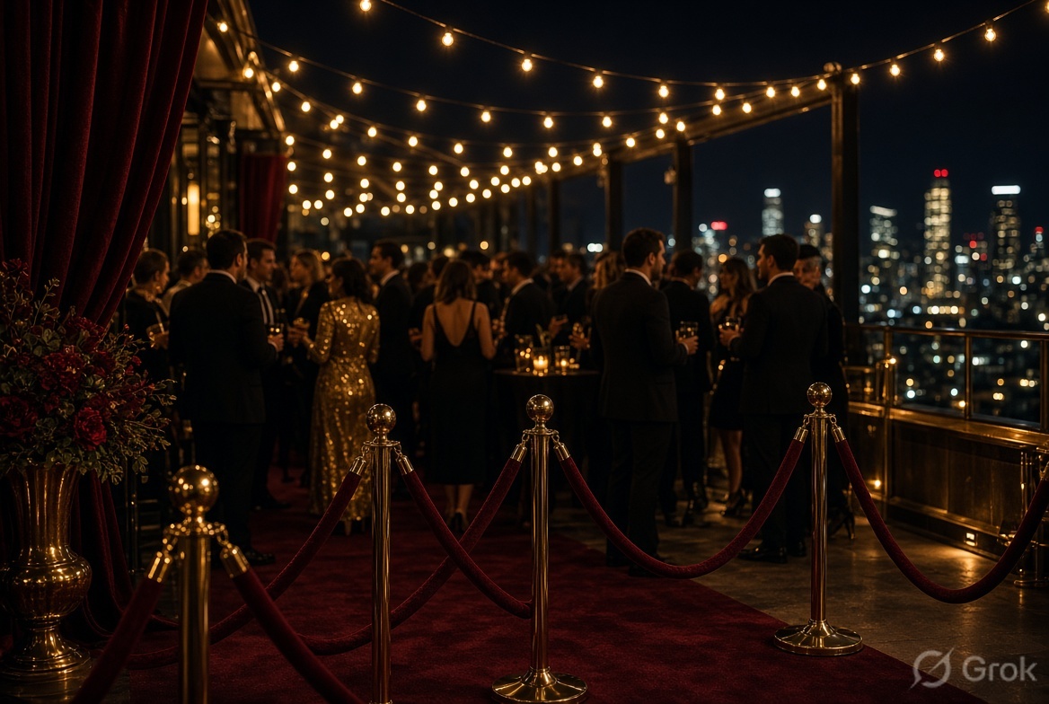 Rooftop event